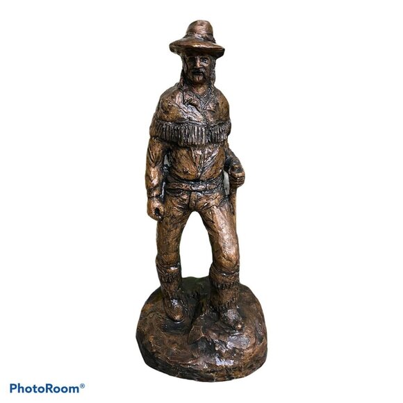 Monfort 1976 Scout Original Hydro stone Western Sculpture 13.5” Bronze Coloring - Picture 1 of 12